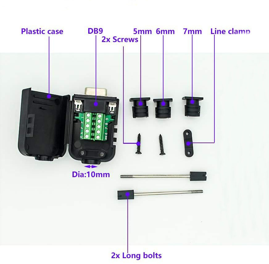 Conector de Cable de Señal Submarino a DB9 UC 1083